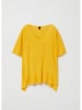 STEFANEL Leinen-Shirt in Gelb
