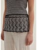 STEFANEL Top in Schwarz/ Weiß