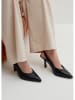STEFANEL Leren slingpumps zwart
