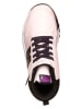 New Balance Skórzane sneakersy "800" w kolorze jasnoróżowo-czarnym
