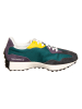 New Balance Skórzane sneakersy "327" w kolorze fioletowo-turkusowo-białym