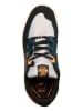 New Balance Leder-Sneakers "Numeric Skateboarding 1010" in Schwarz/ Weiß/ Türkis