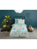 Good Morning Beddengoedset "Fantastic" mintgroen/roze