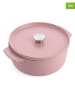 KitchenAid 2tlg. Set: Bräter in Rosa - 5,2 l