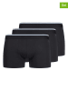 Skiny 3er-Set: Boxershorts in Schwarz