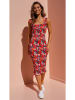 Tazga Kleid in Rot/ Rosa