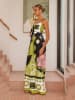 Tazga Jumpsuit groen/zwart/lichtroze