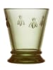 La Rochère France 6-delige set: glazen "Abeille" olijfgroen - 260 ml