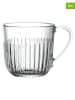 La Rochère France 6er-Set: Espressotassen "Ouessant" in Transparent - 90 ml
