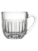 La Rochère France 6er-Set: Espressotassen "Ouessant" in Transparent - 90 ml