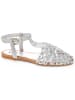 C'M Halbsandalen in Silber