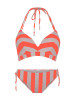 Linga Dore Bikini in Orange/ Grau