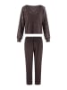 Linga Dore Pyjama in Dunkelbraun