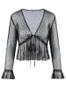 Linga Dore Pyjama-Oberteil in Schwarz