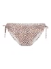 Linga Dore Bikini-Hose in Camel/ Weiß