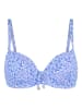 Linga Dore Bikinitop blauw/wit