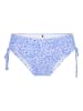 Linga Dore Bikinislip blauw/wit