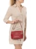 Mia Tomazzi Leren schoudertas "Bardolino" rood - (B)25 x (H)17 x (D)13 cm