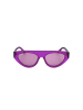 Karl Lagerfeld Damskie okulary przeciwsłoneczne w kolorze fioletowym
