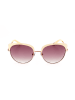 Web Damen-Sonnenbrille in Gold-Beige/ Lila