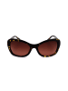 Web Damen-Sonnenbrille in Braun/ Schwarz