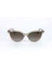 Web Damen-Sonnenbrille in Beige/ Grau