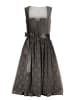Almsach Dirndl in Anthrazit/ Taupe