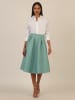 APART Satijnen rok turquoise