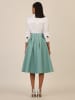 APART Satijnen rok turquoise