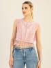 APART Spitzentop in Rosa