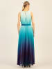 APART Jurk turquoise/donkerblauw