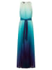 APART Jurk turquoise/donkerblauw