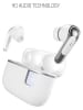 SWEET ACCESS Słuchawki Bluetooth In-Ear w kolorze białym