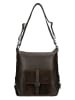 Wojas Leder-Rucksack in Braun - (B)35 x (H)35 x (T)11 cm