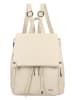 Wojas Leder-Rucksack in Beige - (B)26 x (H)21 x (T)9,5 cm