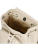 Wojas Leder-Rucksack in Beige - (B)26 x (H)21 x (T)9,5 cm