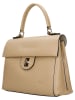 Wojas Leder-Henkeltasche in Beige - (B)30 x (H)24,5 x (T)8,5 cm