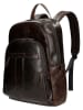 Wojas Leder-Rucksack in Braun - (B)32 x (H)42 x (T)12 cm