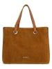 Wojas Leder-Henkeltasche in Hellbraun - (B)34 x (H)28 x (T)12,5 cm