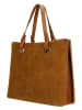 Wojas Leder-Henkeltasche in Hellbraun - (B)34 x (H)28 x (T)12,5 cm