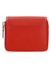 Wojas Leder-Geldbörse in Rot - (B)10 x (H)12 x (T)3 cm