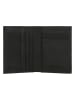 Wojas Leder-Geldbörse in Schwarz - (B)8,3 x (H)11 x (T)2 cm