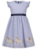 Topo Kleid in Hellblau