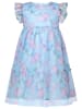 Topo Kleid in Hellblau