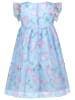 Topo Kleid in Hellblau