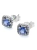Pandora Srebrne kolczyki-wkrętki z cyrkoniami i i kryształami