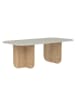 Scandinavia Concept Couchtisch ''Becaj'' in Weiß/ Hellbraun - (B)120 x (H)41,4 x (T)60 cm