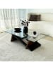 Scandinavia Concept Couchtisch ''Livello'' in Schwarz/ Hellbraun - (B)105 x (H)31 x (T)65 cm