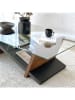 Scandinavia Concept Couchtisch ''Livello'' in Schwarz/ Hellbraun - (B)105 x (H)31 x (T)65 cm