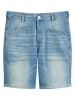 Marc O'Polo Spijkershort - boyfriend fit - lichtblauw